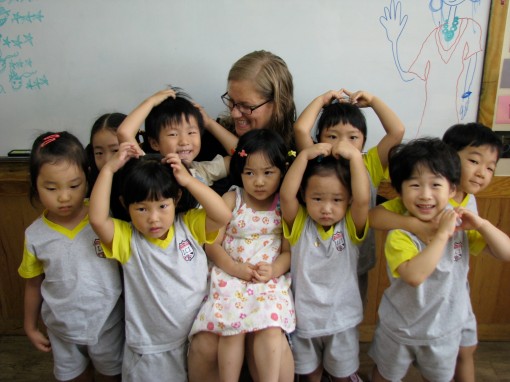 Kristin's last day with some remarkable kids.